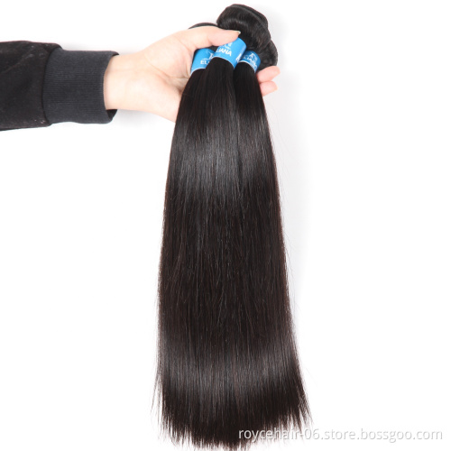 Wholesale Products Raw Indian Cuticle Aligned Hair inIndia Remy Human Hair Weft Sale